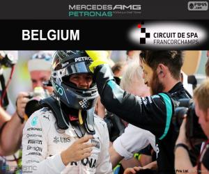 yapboz Nico Rosberg, 2016 Belçika Grand Prix